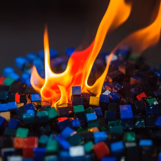 Colorful Fire Cubes