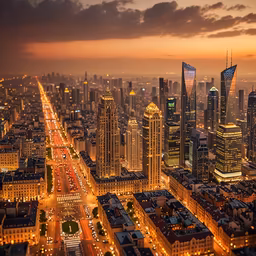 City at Dusk City at Dusk