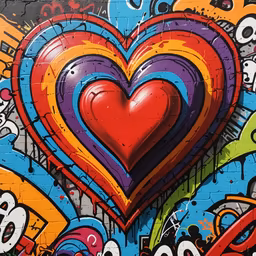 Heart Graffiti Heart Graffiti