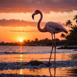 Flamingo Sunset Flamingo Sunset