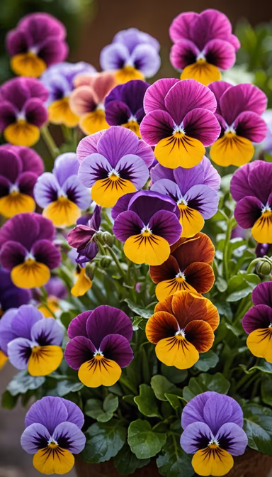 Vibrant Pansies Vibrant Pansies