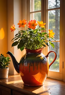 Blooms in a Teapot Blooms in a Teapot