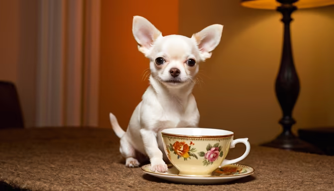 Tea Time with a Pup