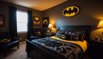 Gotham Inspired Bedroom Gotham Inspired Bedroom