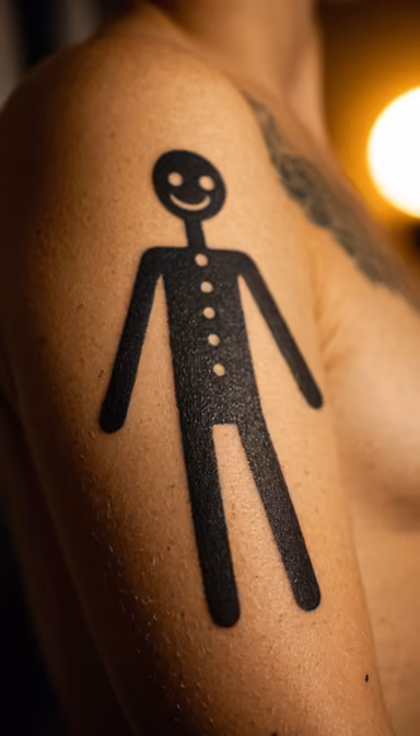 Stick Figure Tattoo