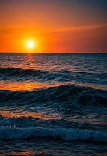 Ocean's fiery kiss Ocean's fiery kiss