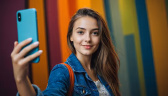 Colorful Selfie Colorful Selfie