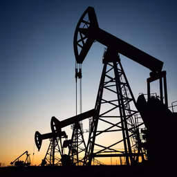 Oil Field at Dusk Oil Field at Dusk