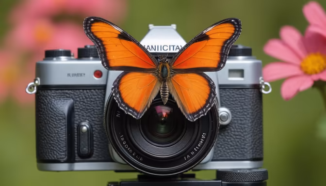 Vintage Camera Charm