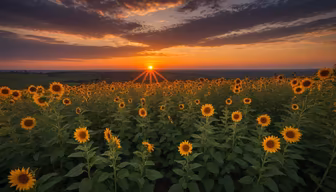 Sunflower Sunset Sunflower Sunset