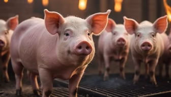 Piglets Gathering Piglets Gathering