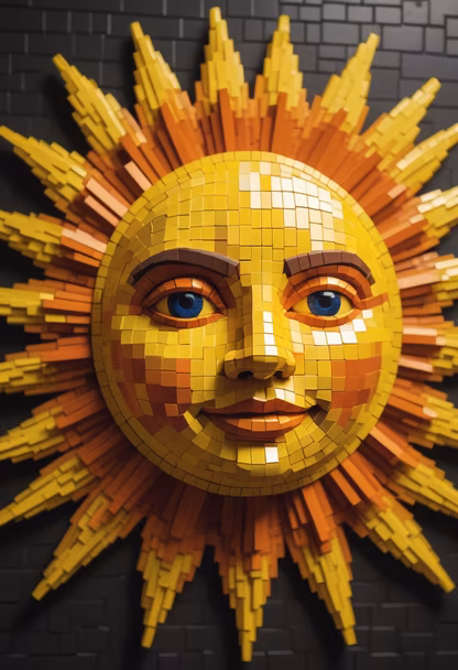 Mosaic Sun Mosaic Sun