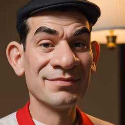 A sly smile A sly smile