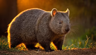 Wombat in the Wild Wombat in the Wild