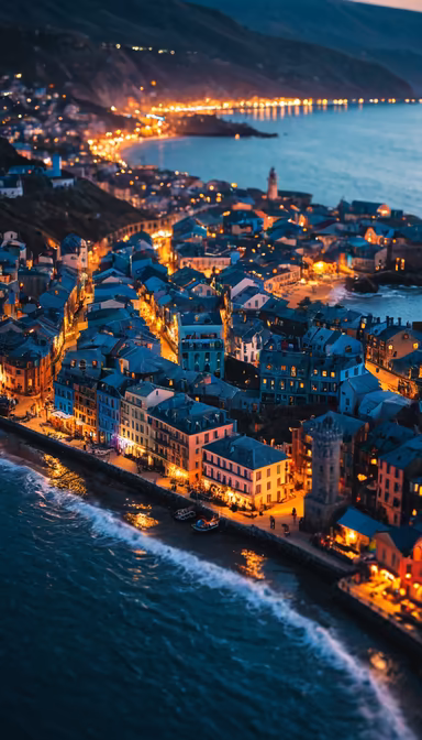 Coastal City Lights
