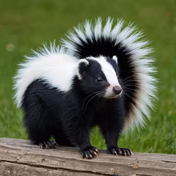 Skunk on a Log Skunk on a Log