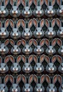 A Crowd of Bunnies A Crowd of Bunnies