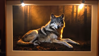 Wolf in the Woods Wolf in the Woods