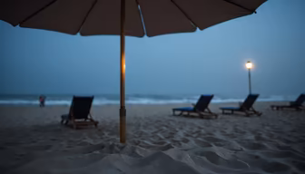 Evening Beach Serenity Evening Beach Serenity