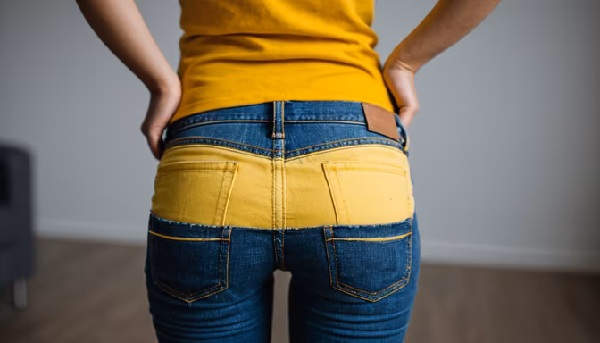 Color Block Denim