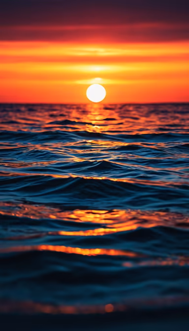 Ocean's fiery kiss Ocean's fiery kiss