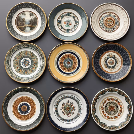 Vintage Plates Collection