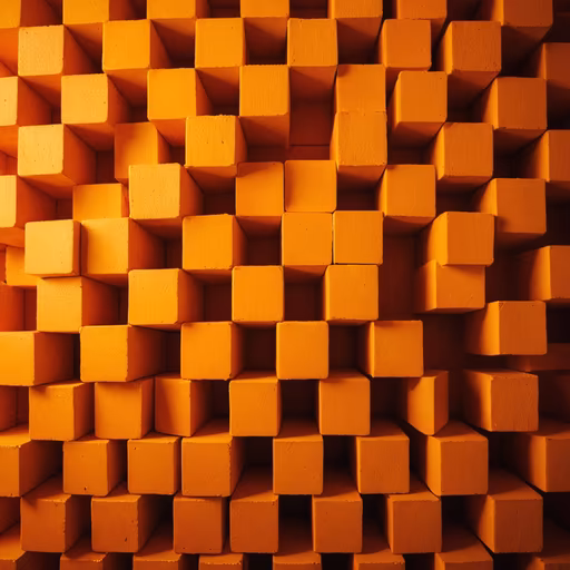 Geometric Orange