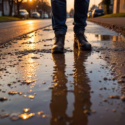 Puddle Reflections Puddle Reflections