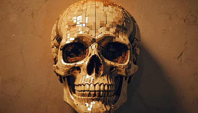 Mosaic Skull