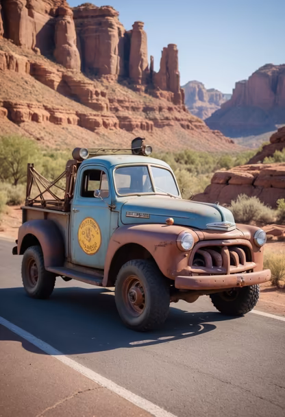 Desert Tow Truck