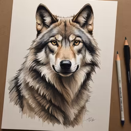 Wolf Portrait Wolf Portrait