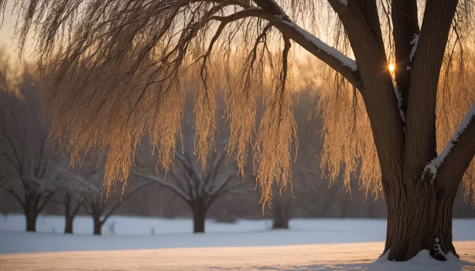 Winter's Golden Touch