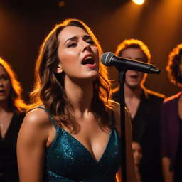 Singing Her Heart Out Singing Her Heart Out