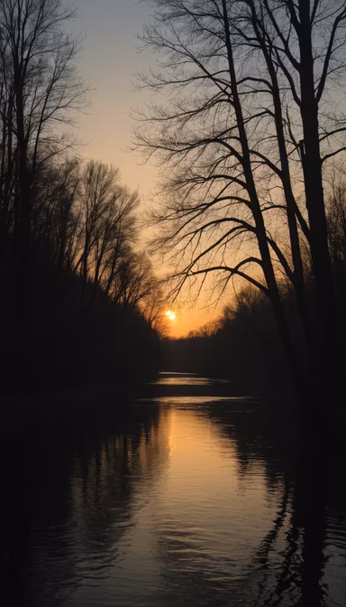 River at Dusk