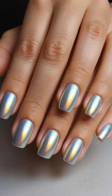 Iridescent Nails Iridescent Nails