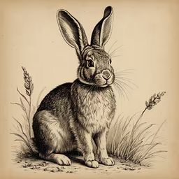 Rabbit in the Grass Rabbit in the Grass