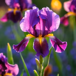 Iris in Bloom Iris in Bloom