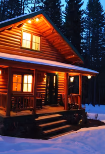 Winter Cabin Retreat Winter Cabin Retreat