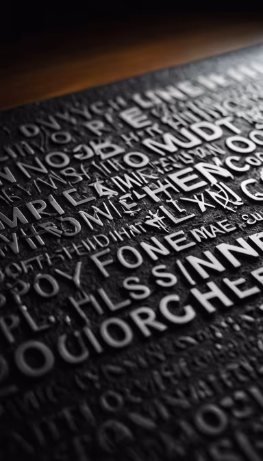 Textured Typography Textured Typography