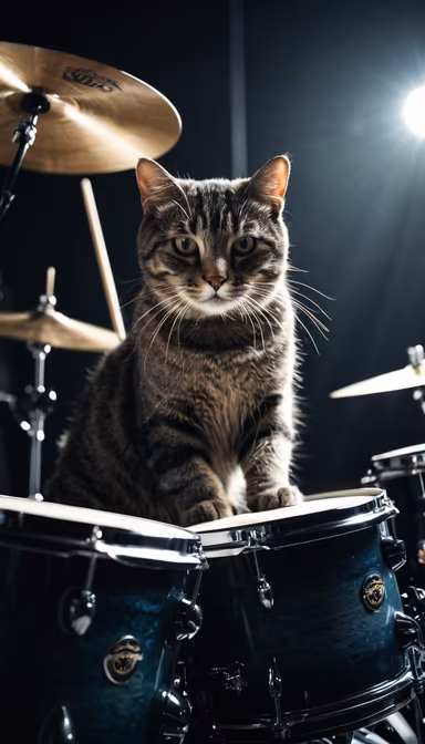 Drummer Cat Drummer Cat