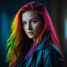 Rainbow Hair