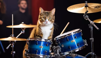 Rockstar Cat