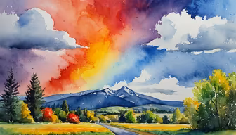 Painted Landscape Painted Landscape