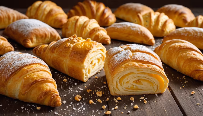 Freshly Baked Croissants
