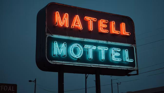 Vintage Motel Sign
