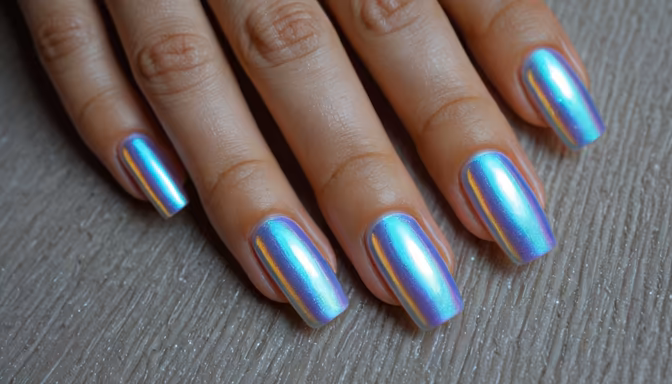 Iridescent Nails
