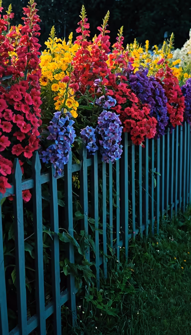 Fence Flowers Fence Flowers