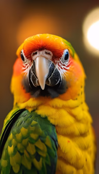 Sun Conure Stare Sun Conure Stare
