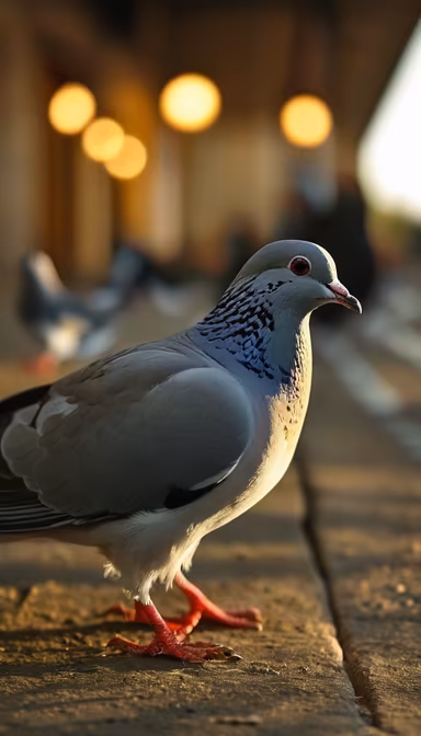 Pigeon Portrait