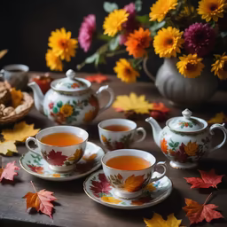 Autumn Tea Time Autumn Tea Time